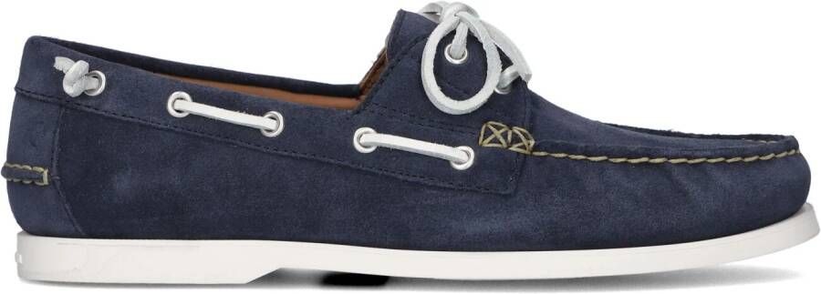 POLO RALPH LAUREN Ralph Lauren Mocassins Heren Merton Boat Maat: 41 Materiaal: Suède Kleur: Blauw