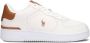 POLO RALPH LAUREN Master Crt Low Top Lage sneakers Leren Sneaker Heren Wit - Thumbnail 2