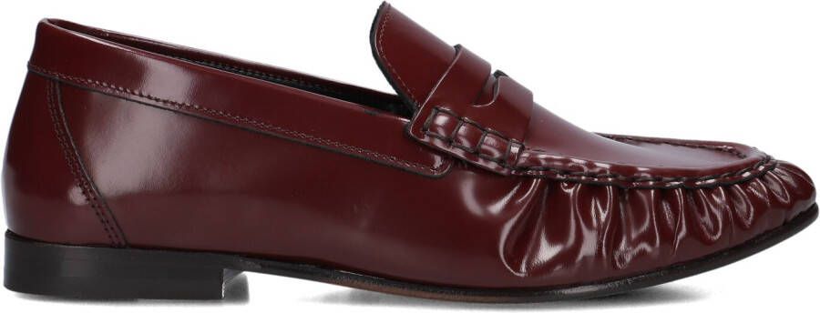 POSA Loafers Dames Penny Loafer Twinkle Maat: 39 Materiaal: Lakleer Kleur: Rood