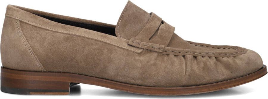 POSA Loafers Heren Penny Loafer.1 Maat: 42 Materiaal: Suède Kleur: Taupe