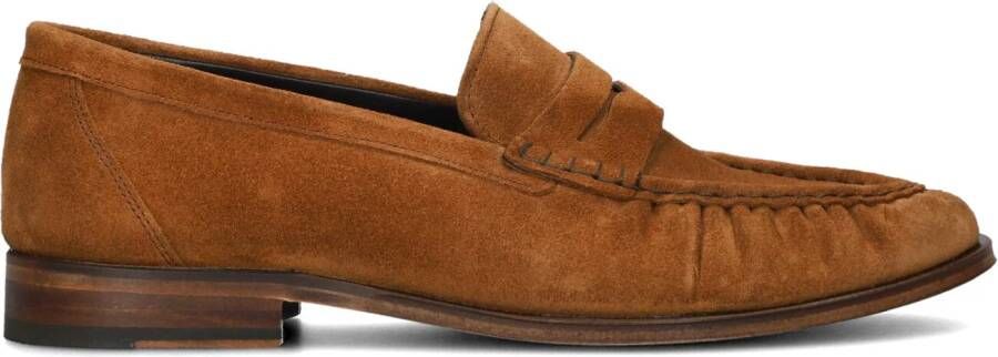 POSA Loafers Heren Penny Loafer.1 Maat: 42 Materiaal: Suède Kleur: Camel