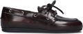 POSA Mocassins Dames Boat Loafer Brushed Leer Rood - Rood