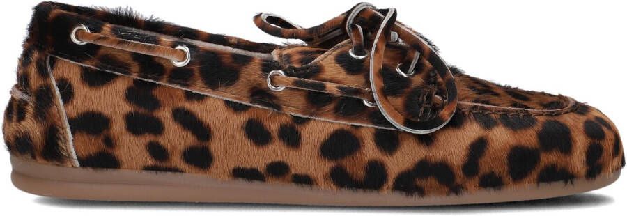 POSA Mocassins Dames Boat Loafer Maat: 40 Materiaal: Ponyhair Kleur: Bruin