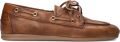 POSA Loafers Dames Boat Loafer Leer Bruin - Bruin