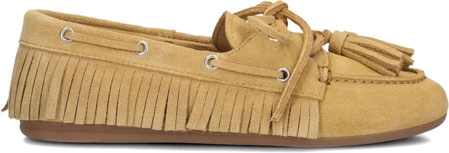 POSA Mocassins Dames Boat Loafer Native Tassel Maat: 41 Materiaal: Suède Kleur: Camel
