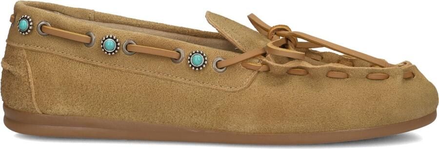POSA Mocassins Dames Boat Loafer Western Maat: 36 Materiaal: Suède Kleur: Camel - Foto 2