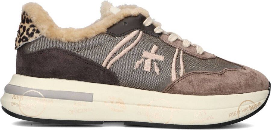PREMIATA Lage Sneakers Dames Cassie Maat: 38 Materiaal: Suède Kleur: Bruin