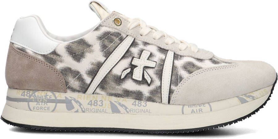 Premiata Low-Top Sneakers Dames Conny Sneaker Grijs Panter in grijs - Foto 3