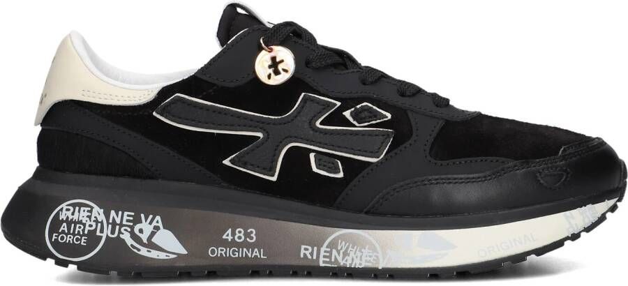 PREMIATA Lage Sneakers Dames Lauryn Maat: 40 Materiaal: Leer Kleur: Zwart - Foto 3