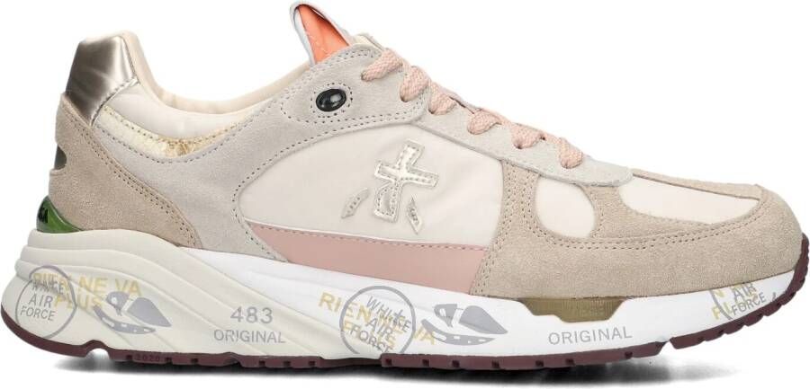 PREMIATA Lage Sneakers Dames Mase-d Maat: 38 Materiaal: Suède Kleur: Taupe - Foto 6