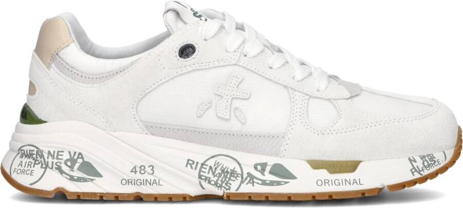 PREMIATA Lage Sneakers Dames Mase-d Maat: 40 Materiaal: Suède Kleur: Wit - Foto 15