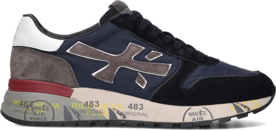 PREMIATA Lage Sneakers Heren Mick Maat: 45 Materiaal: Suède Kleur: Blauw - Foto 4