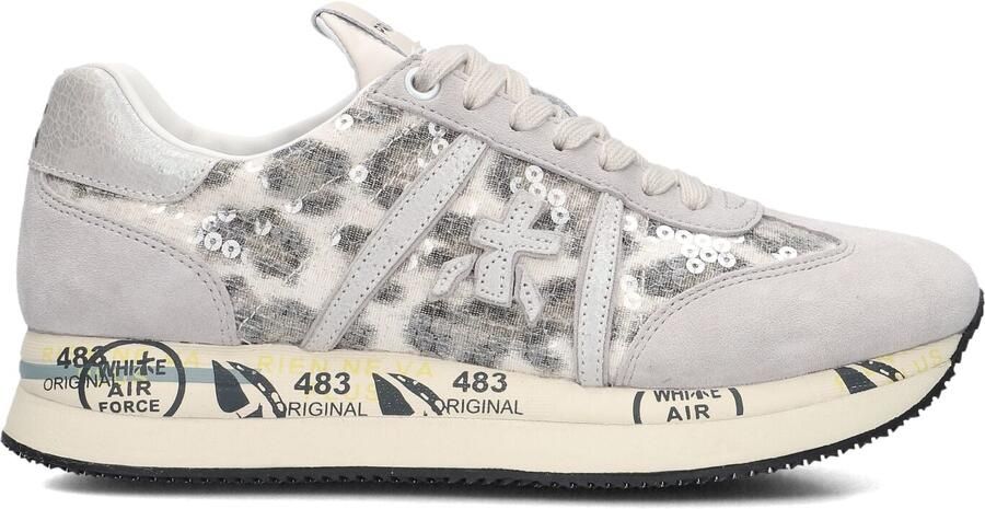 PREMIATA Lage Sneakers Dames Conny Maat: 40 Materiaal: Suède Kleur: Beige - Foto 7