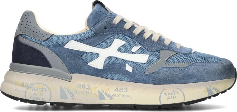 PREMIATA Lage Sneakers Heren Mick Maat: 39 Materiaal: Suède Kleur: Blauw