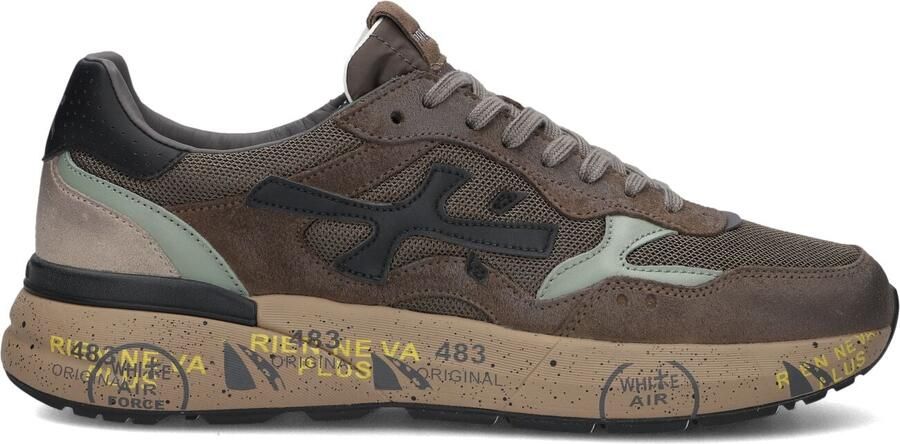 PREMIATA Lage Sneakers Heren Mick Suède Bruin - Foto 3