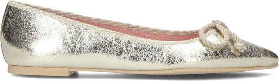 PRETTY BALLERINAS Ballerina Dames 47987 Maat: 37 Materiaal: Leer Kleur: Goud