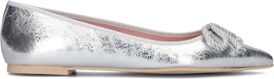 PRETTY BALLERINAS Ballerina Dames 47987 Maat: 37 Materiaal: Leer Kleur: Zilver