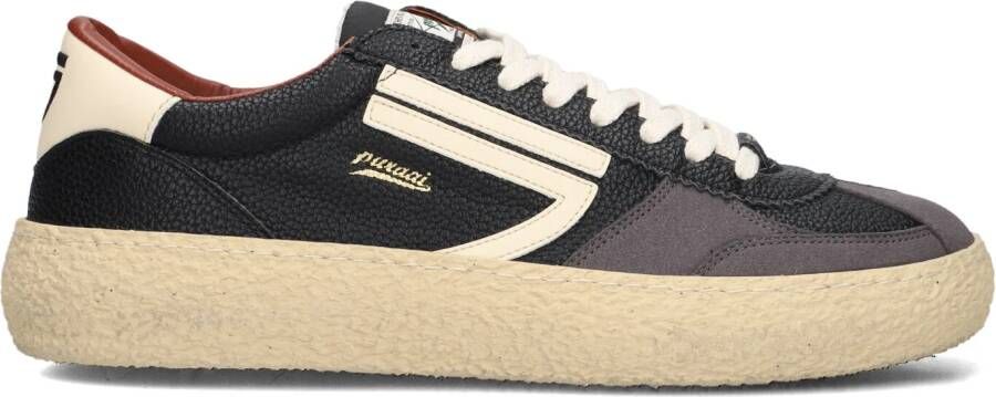 PURAAI Lage Sneakers Dames 1.01 Vintage Maat: 44 Materiaal: Leer Kleur: Zwart - Foto 3