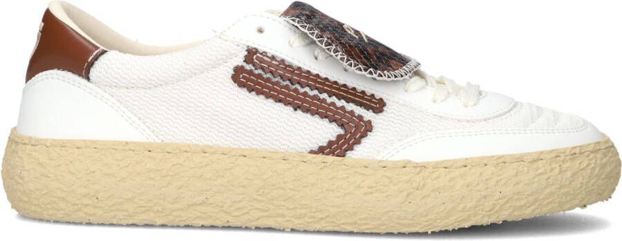 PURAAI Lage Sneakers Dames 4.05 Polly Tab Maat: 42 Materiaal: Textiel Kleur: Wit