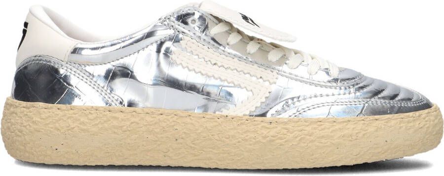 PURAAI Lage Sneakers Dames 4.05 Polly Tab Maat: 36 Materiaal: Textiel Kleur: Zilver