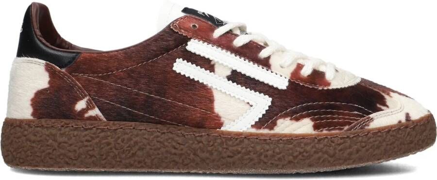 PURAAI Lage Sneakers Dames 6.01 Xs Maat: 41 Materiaal: Ponyhair Kleur: Bruin - Foto 3