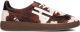 PURAAI Lage Sneakers Dames 6.01 Xs Ponyhair Bruin - Bruin