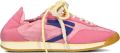 PURAAI Lage Sneakers Dames Panther Textiel Roze - Roze