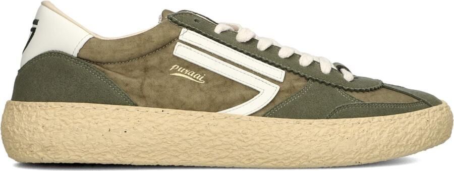 PURAAI Lage Sneakers Heren Xs Men Maat: 46 Materiaal: Textiel Kleur: Groen