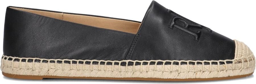 LAUREN RALPH LAUREN Espadrilles Dames Cameryn Lg 2 Maat: 41 Materiaal: Leer Kleur: Zwart