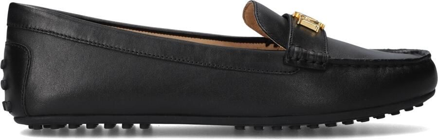 LAUREN RALPH LAUREN Mocassins Dames Barnsbury Flats Leer Zwart