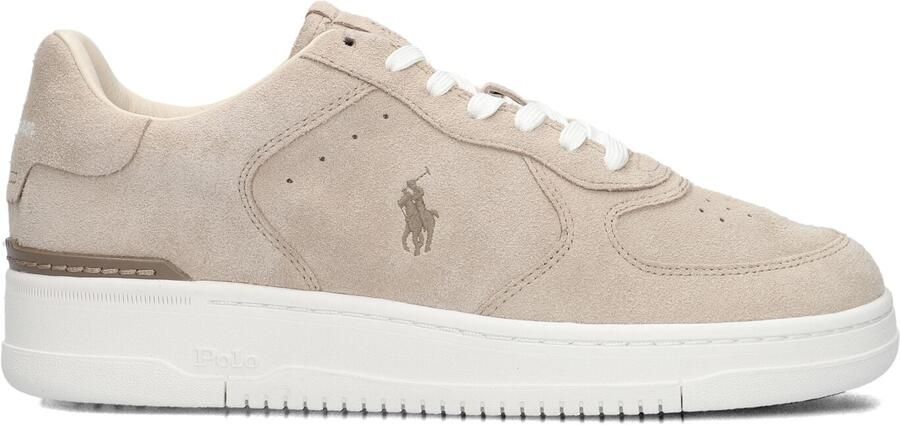 POLO RALPH LAUREN Ralph Lauren Lage Sneakers Heren Masters Court Low Top Maat: 45 Materiaal: Suède Kleur: Beige