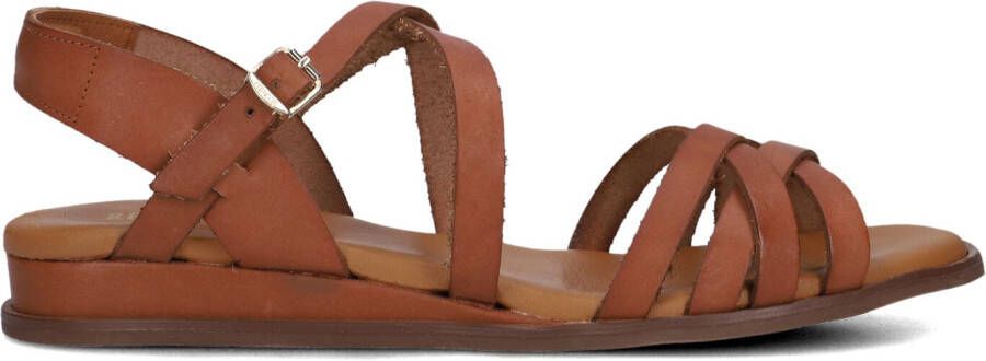 RED-RAG Sandalen Dames 79542 Tiny Wedge Maat: 39 Materiaal: Leer Kleur: Cognac