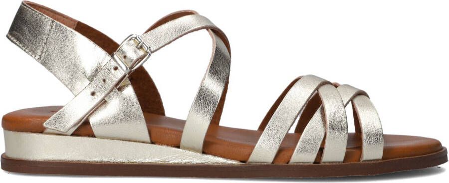 RED-RAG Sandalen Dames 79542 Tiny Wedge Maat: 43 Materiaal: Leer Kleur: Goud - Foto 4