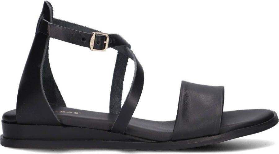 RED-RAG Sandalen Dames 79610 Maat: 40 Materiaal: Leer Kleur: Zwart