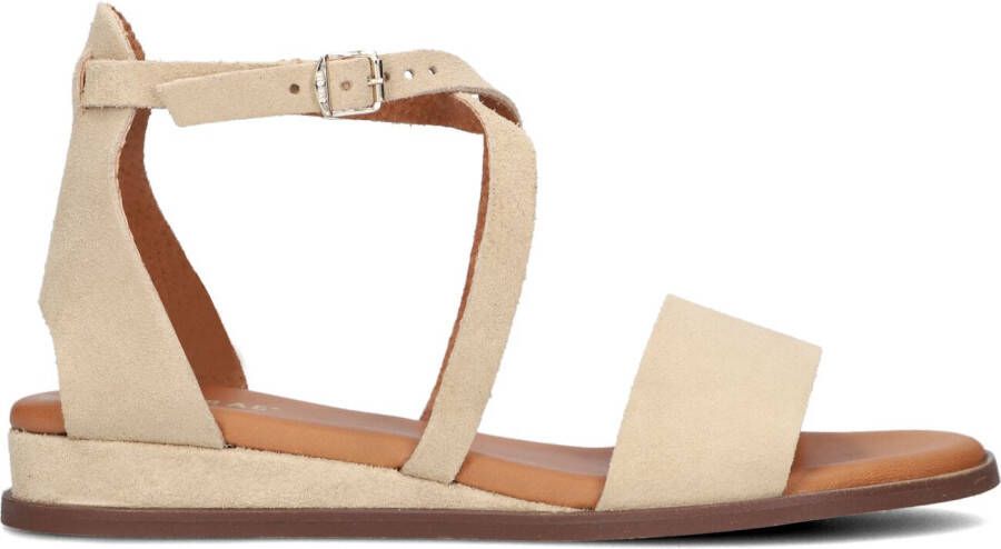 RED-RAG Sandalen Dames 79610 Maat: 35 Materiaal: Suède Kleur: Beige