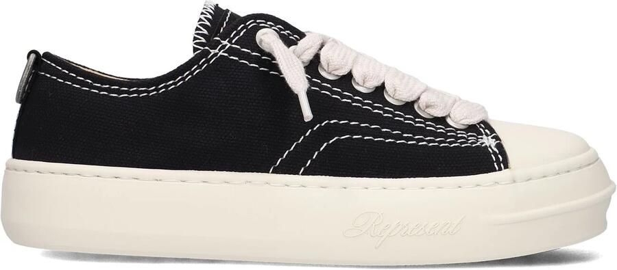 REPRESENT Lage Sneakers Heren Rep-cap Maat: 43 5 Materiaal: Textiel Kleur: Zwart