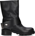 ROBERTO FESTA Biker Boots Dames Emelin Leer Zwart - Zwart