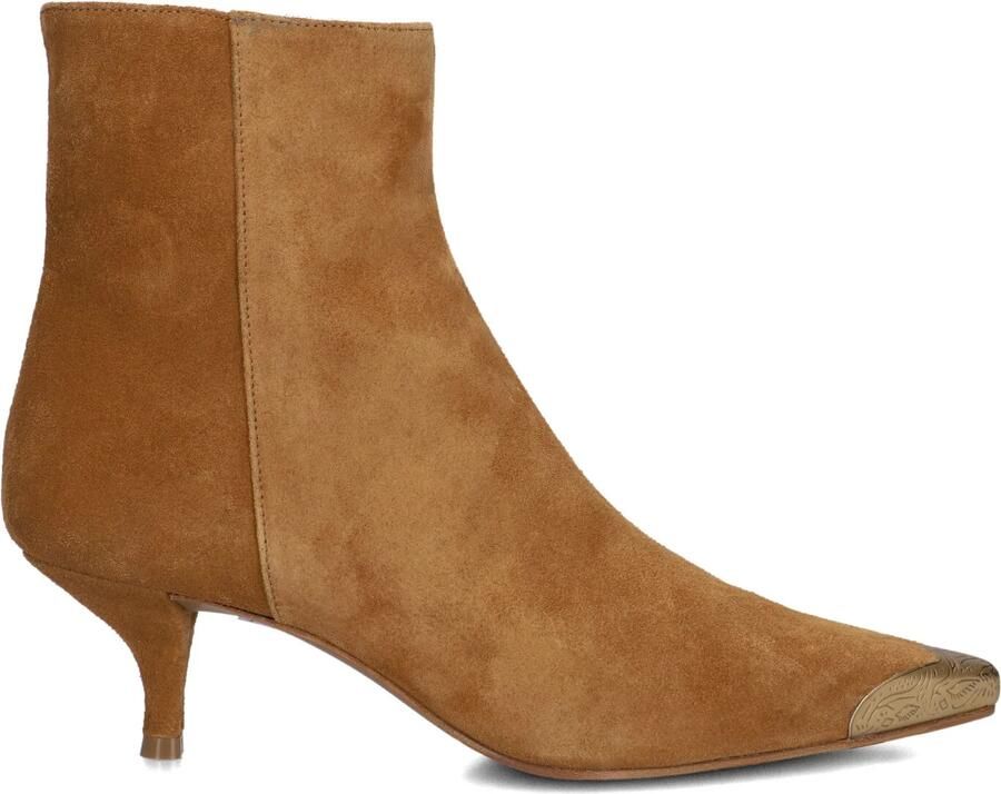 ROBERTO FESTA Enkellaarsjes Dames Ecate Point Maat: 40 Materiaal: Suède Kleur: Camel