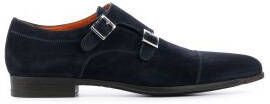 Santoni Blauwe Gespschoenen Blue Heren