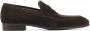 Santoni Bruine Suède Loafers Herenschoen Model 14944 Brown Heren - Thumbnail 1