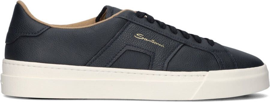 SANTONI Sneakers Heren Mbgt21967 Maat: 7 Materiaal: Leer Kleur: Blauw