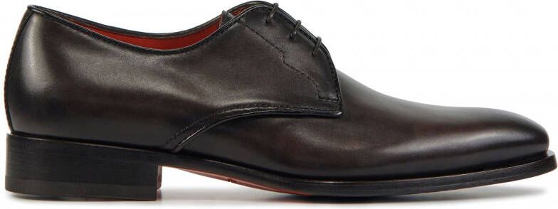Santoni Bruine Veterschoenen Mcle18215Jj1B Model voor Heren Brown Heren