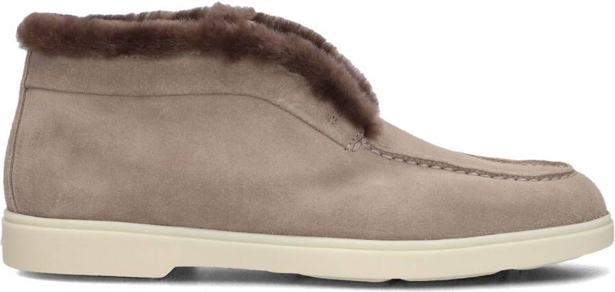 SANTONI Instappers Dames Sue Vacht Instapper Maat: 42 Materiaal: Suède Kleur: Grijs