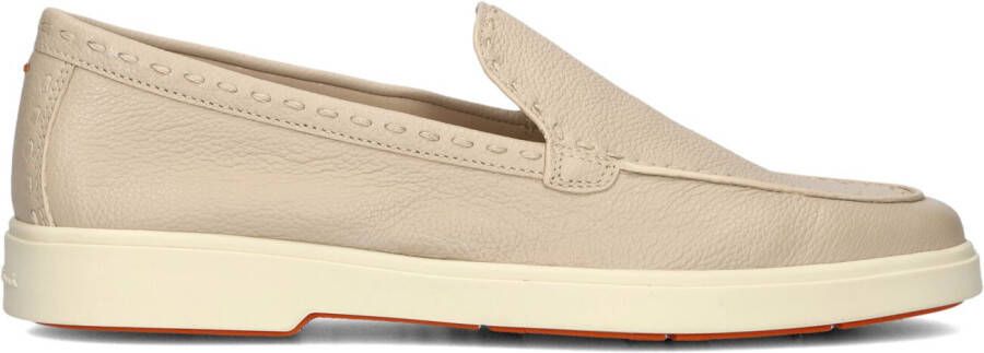 SANTONI Instappers Dames Yalta Row Maat: 38 5 Materiaal: Leer Kleur: Beige