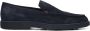 SANTONI Instappers Heren Detroit 17824 Dz Maat: 43 Materiaal: Suède Kleur: Blauw - Thumbnail 2