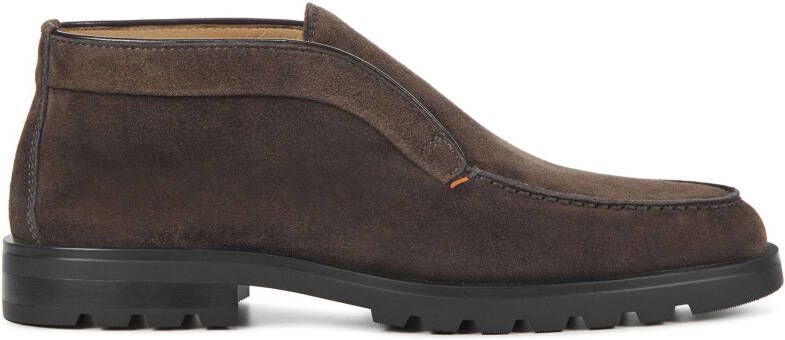 Santoni Bruine Instapschoenen Brown Heren