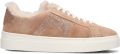 SANTONI Lage Sneakers Dames Sue Glitter Sneaker Suède Beige - Beige