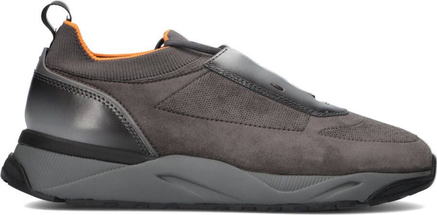 SANTONI Lage Sneakers Heren 22042 Maat: 7 Materiaal: Suède Kleur: Grijs