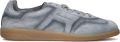 SANTONI Lage Sneakers Heren Oly Cube Suède Lichtgrijs - Grijs