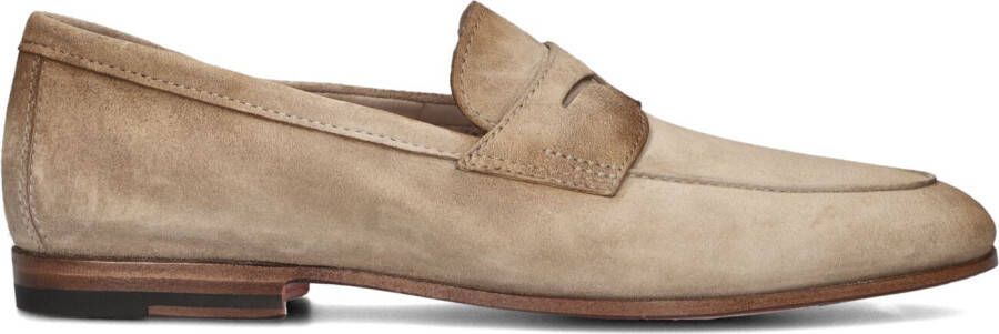 SANTONI Loafers Heren 18837 Carlo Maat: 41 5 Materiaal: Suède Kleur: Beige
